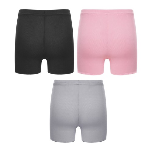 Girls Modal Shorts Under Dress Dance Bike Shorts for Playground Gym Sport 3 Pack - Picture 33 of 156