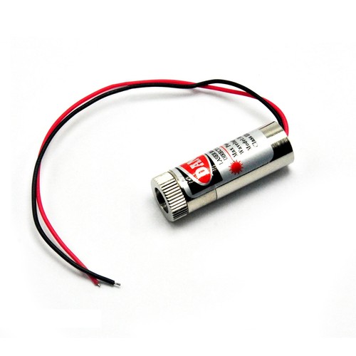5pcs 650nm 10mW Modulo diodo laser incrociato linea punti rosso focalizzabile 3-5V 12x35mm - Foto 2 di 7