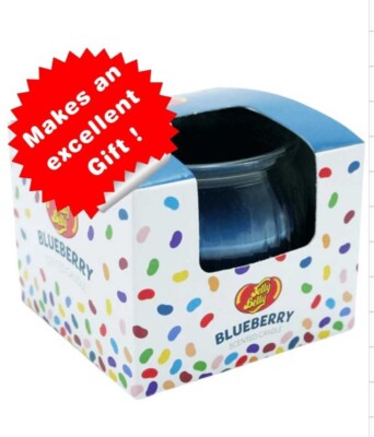 SELTENE KERZE (GELEE BAUCH) - (BLAUBEERDUFT) EIN TOLLES GESCHENK!
