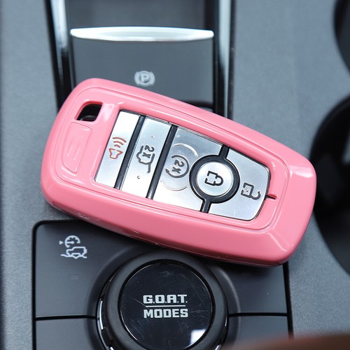 Funda con llavero rosa decoración para Ford F150/Bronco/Bronco Sport 2021+ - Imagen 5 de 9