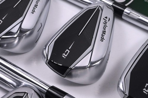 Left Hand Taylormade Qi Irons / 5-PW+GW+SW / Regular Flex KBS MAX MT 85