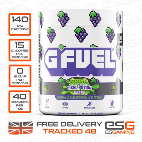 G Fuel Tubs | Energy Drink Powder | 40 Servings | Caffeine | UK Seller | GFUEL - Picture 131 of 163