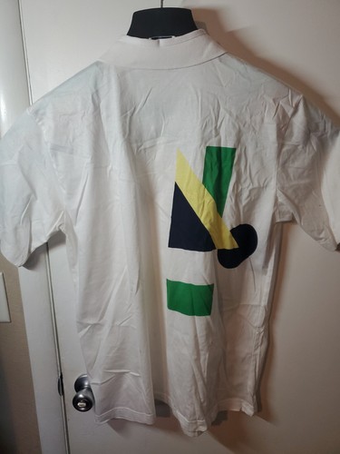 Polo GTE North Classic bianca promozionale golf vintage retrò anni 80 Indy 500 vintage - Foto 7 di 7