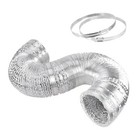 14 Inch 25FT Long Dryer Vent Hose Flexible Aluminum Ducting Duct Silver