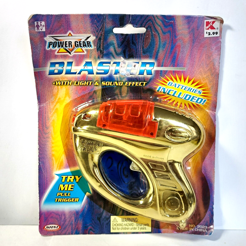Power Gear Blaster laser gun toy vintage 1998 SRM Entertainment KMart