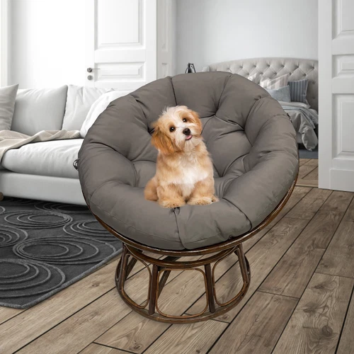 Papasan Chair Cushion Waterproof Oxford Cloth Circle Stuffed Egg Chair Cushions - Picture 43 of 111