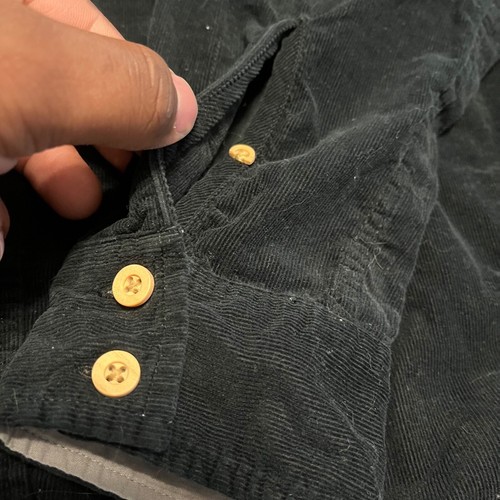 Levi's Denim Shirt Men's Medium Western Sawtooth Snap Button Long Sleeve Black - Picture 5 of 11