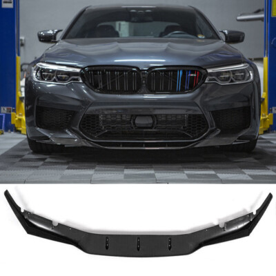 Carbon Fiber Print For 2018-2020 BMW F90 M5 Front Bumper Lip Spoiler Splitter