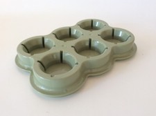 Baby Bullet - Tray Only - Slot Of 6 - Avocado Green - Holds 2 Oz Jars w/ Lids