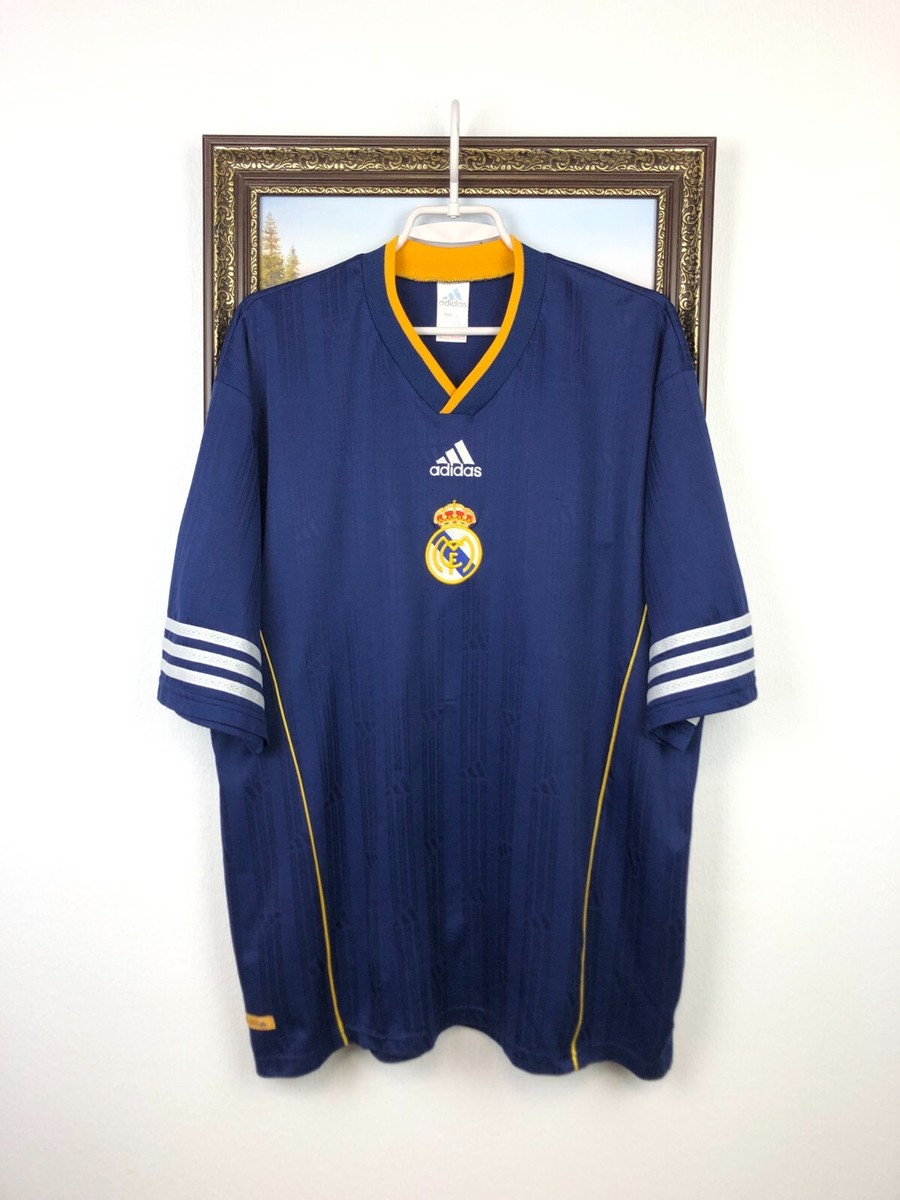 Vintage 90's Adidas Real Madrid Football Shirt Soccer Mens