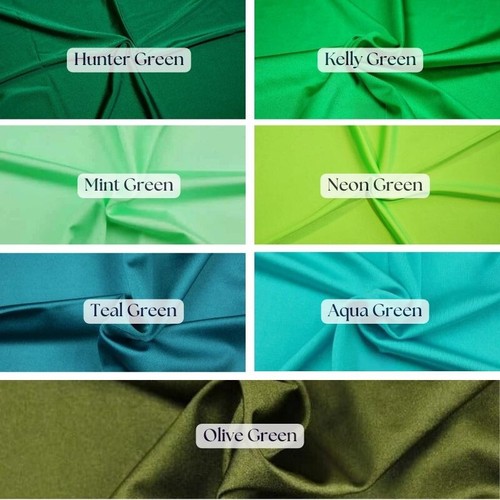 Premium Shiny Milliskin Nylon Spandex Fabric – 4-Way Stretch | By The Yard - Picture 66 of 109