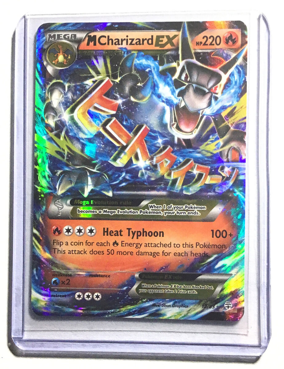  Pokemon - Mega M Charizard-EX (12/83) - Generations - Holo :  Toys & Games