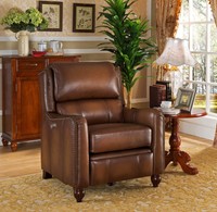 Concord Traditional Top Grain Brown Leather Powered Reclining Chair on sale Concord Traditional Top Grain Brown Leather Powered Reclining Chair on sale