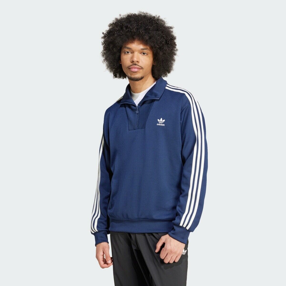 Adidas Originals Mens ADICOLOR FUNNEL NECK TRACK TOP IZ4805 Adidas Originals Mens ADICOLOR FUNNEL NECK TRACK TOP IZ4805