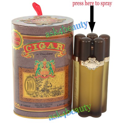 Cigar By De Remy Latour 3.4oz/100ml Edt Spray For Men New In Box