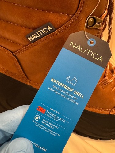 Botas de invierno Nautica de marea baja para hombre, talla (11) - Imagen 8 de 9