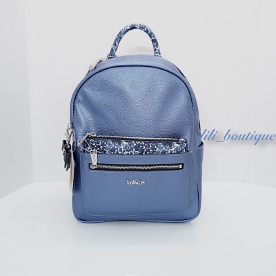 Kipling Floral Blue Backpack New Kipling Amory Fashion Backpack floral Blue | eBay main image 4