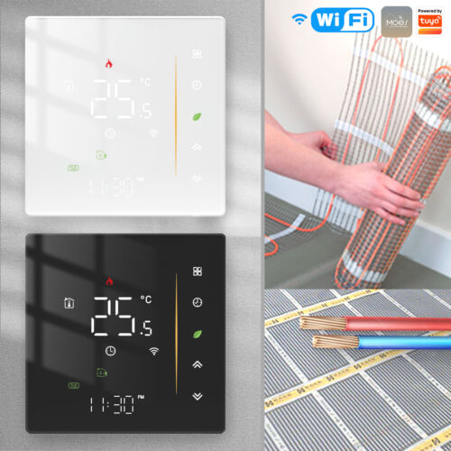 MOES WLAN Smart termostato touch termostato ambiente riscaldamento a pavimento programmabile - Foto 19 di 24