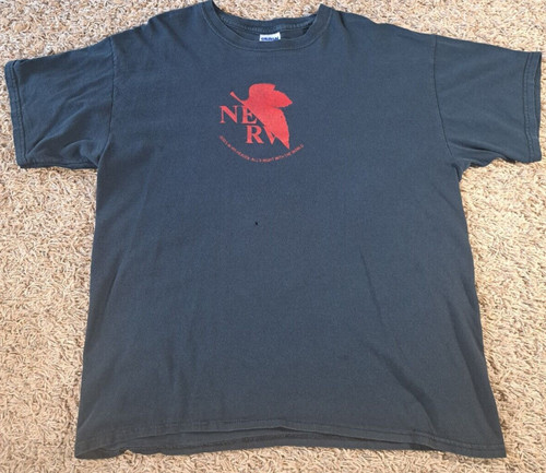 希少】90s EVANGELION NERV Tシャツ ビンテージ ヱヴァンゲリヲン  
