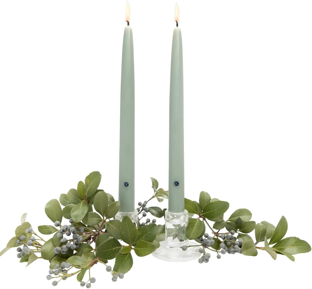 Colonial Candle Bayberry Scented Taper Candle – Virtually Dripless Premium Wax