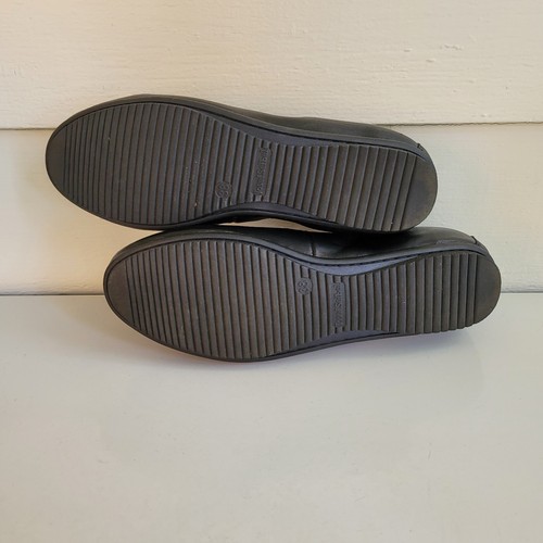 Josef Seibel Double Air Reaction Black Leather Ballet Flats 7½ Women 38 - Picture 7 of 9