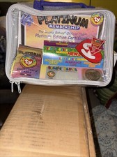 Ty Beanie Babies 1999 Platinum Edition Collectors Club Case Set No Bear Included