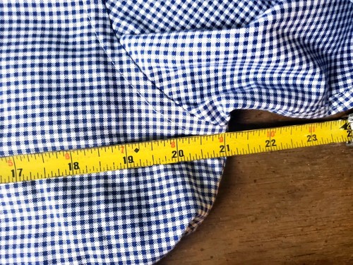 Charles Tyrwhitt Herren Extra Slim Fit Oberhemd Gr. M blau-weiß kariert - Bild 13 von 13