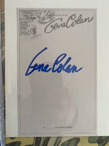 The Invincible Gene Colan signed Collection HC NEW Doctor Strange Batman 1 Key - Picture 5 of 5