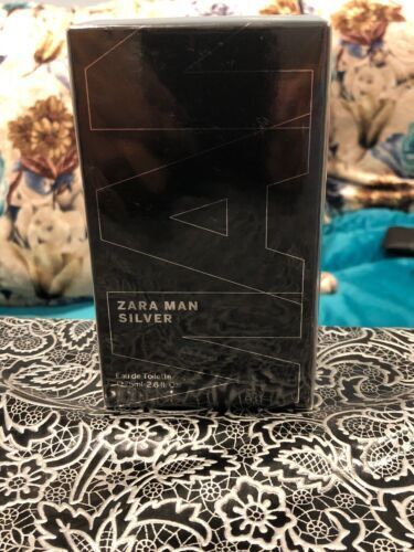 ZARA MAN SILVER and MAN BLUE SPIRIT EDT DUO SET 2 x 100 ml Brand New Sealed