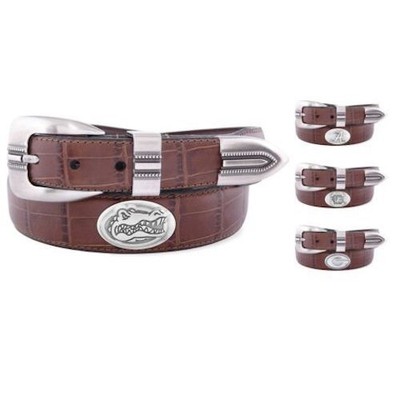 ZEP-PRO Ohio State Buckeyes Hundehalsband Aus Leder, Größe XS, Braun – Mit 2 Concho-Logos, Offiziell Lizenziert, USA Made