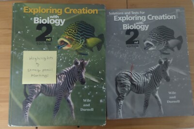 Apologia Biology 2nd Ed., Textbook, Solutions & Tests, High School, See Pics