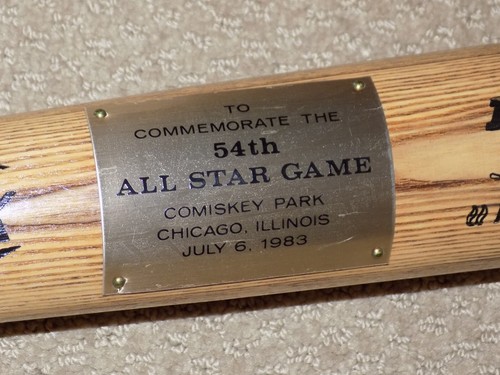 Ted Simmons 1983 All Star Game Signed Bat Milwaukee Brewers Cardinals HOF JSA - Picture 7 of 8
