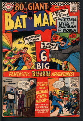 BATMAN #182 4.0 // GIANT 80 PAGE ISSUE DC COMICS 1966