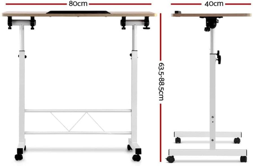 Laptop Table, Adjustable Stand Desk Desktop Computer Standing Study Desks Bed Si - Picture 2 of 11