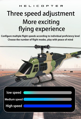 RC ERA C138 Bell-206 RC Hubschrauber 1/33 3D 6CH Gyro Optischer Fluss Aircraft - Bild 22 von 25