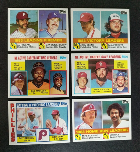 1984 Topps PHILADELPHIA PHILLIES ~ 41 Card Team Set - Picture 5 of 18