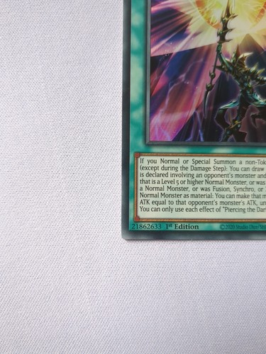Yugioh Piercing the Darkness MP21-EN257 Ultra Rare 1st Edition - Picture 4 of 6