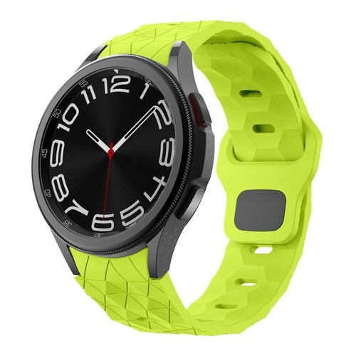 Silicone Football Pattern Strap Band for Samsung Watch 4 5 Pro 6 40/44/43/47mm - 第 28/54 張圖片