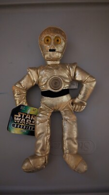 Star Wars Buddies C-3PO Droid (1997) Vintage Kenner Toy Plush 11'' inch NWT