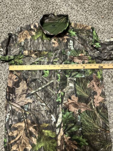 MOSSY OAK Men's Small Obsession NWTF Hunting Camo Button Shirt Vented - Picture 5 of 9