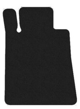 Velour Anthrazit Fußmatten, FAHRER Teppich für Mercedes SLK R172 2011-2016 Vorne