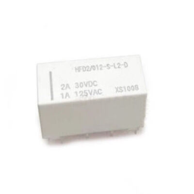 1PCS  HFD2-012-S-L2-D 12VDC 2 Coils Latching Relay 10 Pins 2A 30VDC #E9*