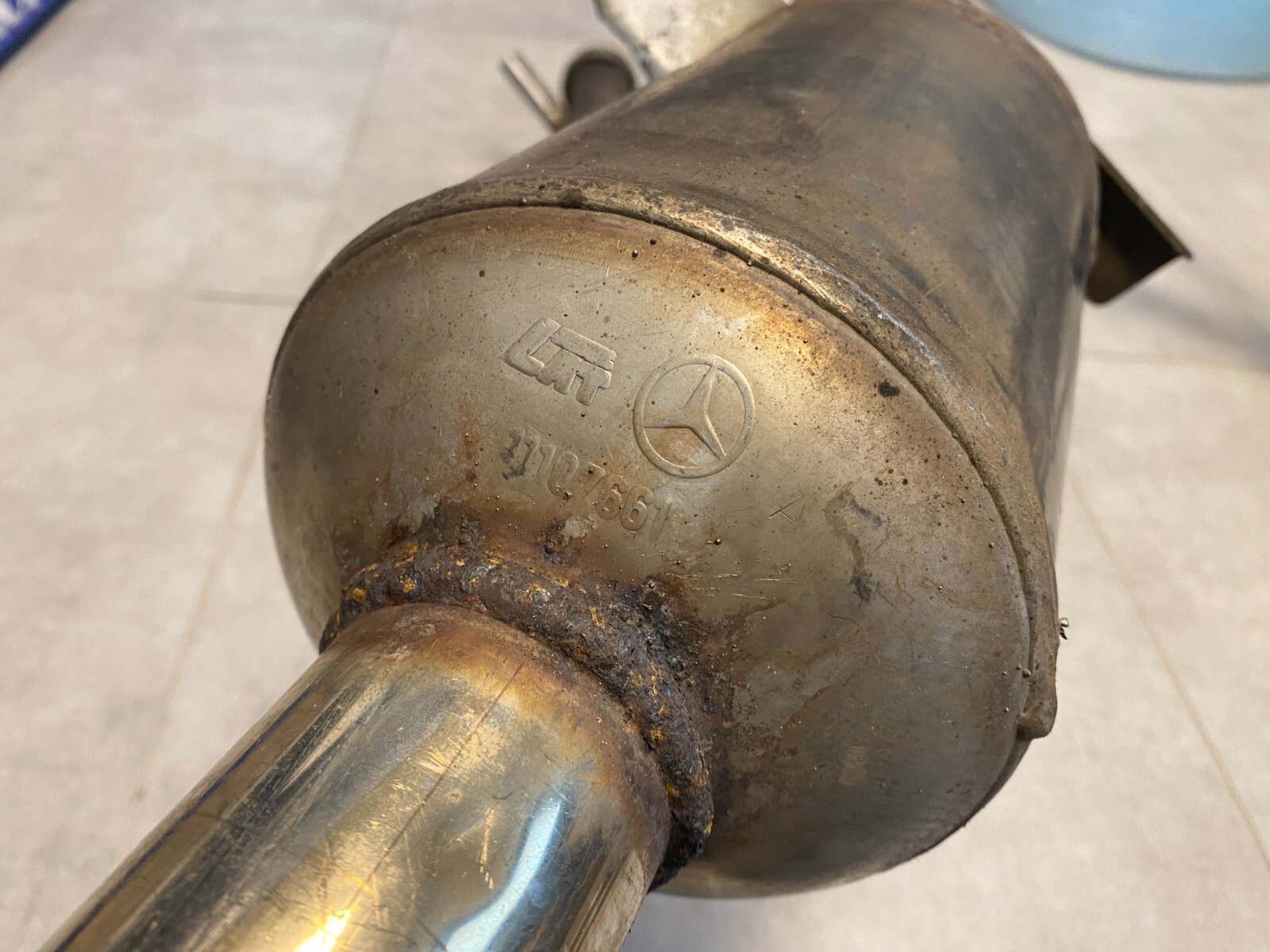 Mercedes G class W463 Genuine Exhaust Pipe Catalyst Left & Right 