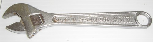 Vintage Diamond Tool & Horseshoe Co. 6” Crescent Wrench No. D76 - Picture 4 of 6