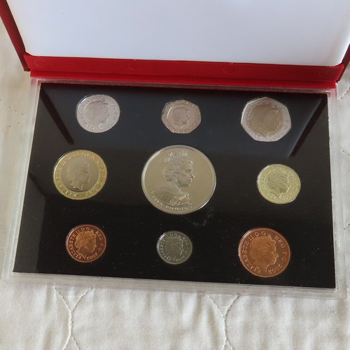 2002 ROYAL MINT GOLDEN JUBILEE 9 COIN DELUXE PROOF COLLECTION - boxed/coa - Picture 3 of 4