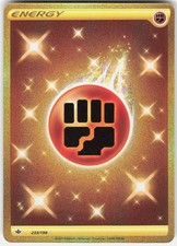 Fighting Energy 233/198 SEC Chilling Reign Pokemon Holo Near Mint