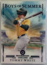 2025 Panini Boys Of Summer Purple SP TOMMY WHITE Athletics #30/49