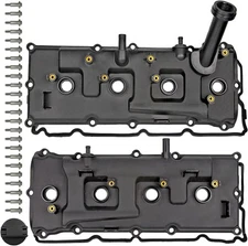 Valve Cover Set with Bolts & Oil Cap & Gaskets & PCV Valve for Nissan 2004-2016