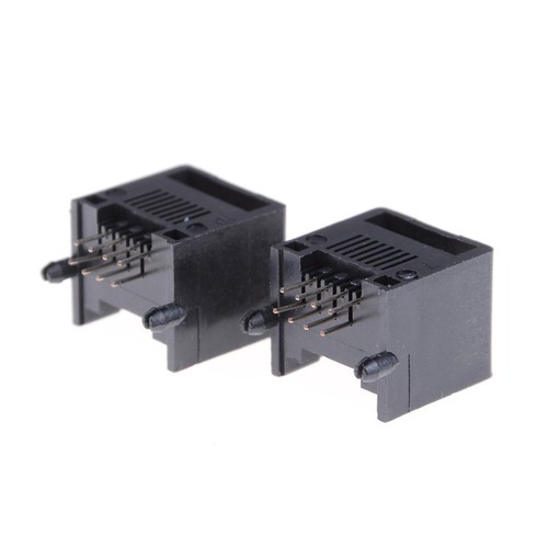 10Pcs Unshielded RJ11 RJ45 8P8C Network Modular PCB Connector Jacks Connecto LT - Photo 6/6