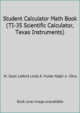 Student Calculator Math Book TI-35 Scientific Calculator, Texas Instruments 